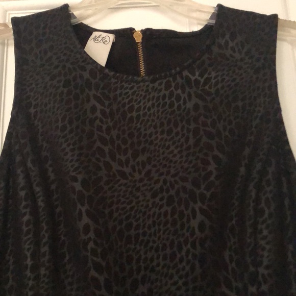 Black leopard dress - Picture 2 of 4